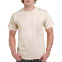 Uniszex póló  Rövid ujjú Gildan Ultra Cotton Adult T-Shirt   Naturál   urespolo.hu