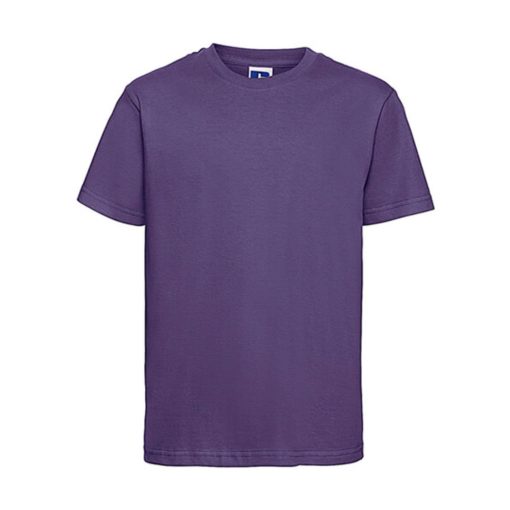 Gyerek rövid ujjú póló Russell Europe Kids' Slim T-Shirt -S (104/3-4), Lila