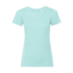 Női rövid ujjú organikus póló Russell Europe Ladies Pure Organic Tee XS, Víz