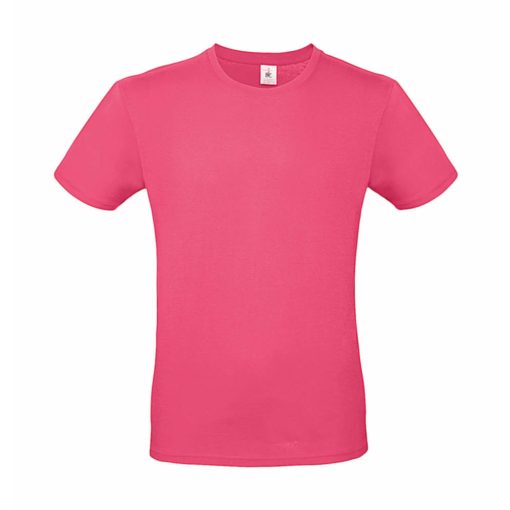 Férfi rövid ujjú póló B&C #E150 T-Shirt -3XL, Fuchsia