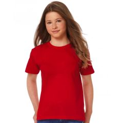 Gyerek rövid ujjú póló B and C Exact 150/kids T-Shirt 1/2 (86-92), Fehér