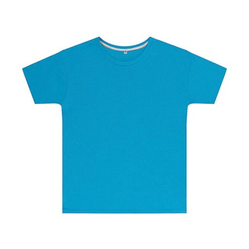 Gyerek rövid ujjú póló SG Kids' Perfect Print Tagless Tee -116 (5-6/M), Türkizkék