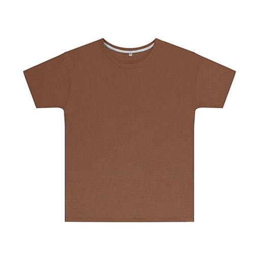 Gyerek rövid ujjú póló SG Kids' Perfect Print Tagless Tee -128 (7-8/L), Deep Taupe