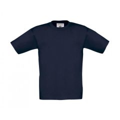 Gyerek rövid ujjú póló B and C Exact 190/kids T-Shirt 5/6 (110/116), Sötétkék (navy)