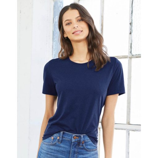 Női rövid ujjú póló Bella Canvas Women's Relaxed Jersey Short Sleeve Tee XL, Heather sötétszürk