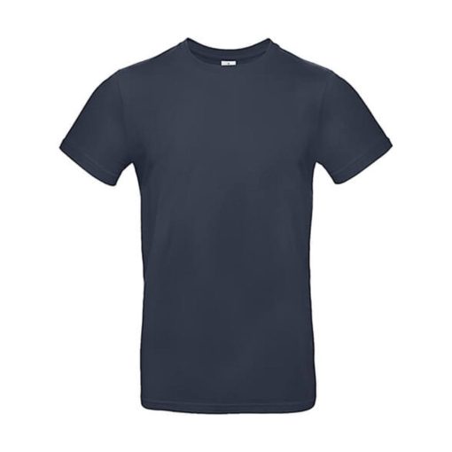 Férfi rövid ujjú póló B&C #E190 T-Shirt -3XL, Sötétkék (navy)