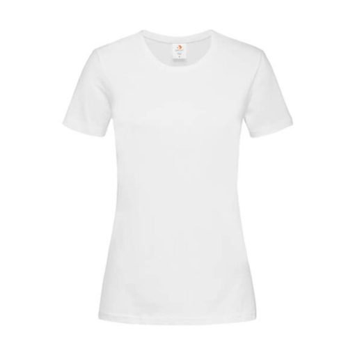 Női rövid ujjú póló Stedman Classic-T Fitted Women -L, Fehér