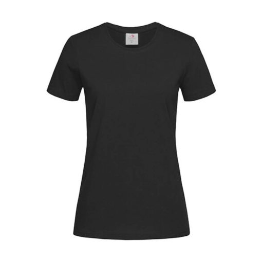 Női rövid ujjú póló Stedman Classic-T Fitted Women -3XL, Fekete opál