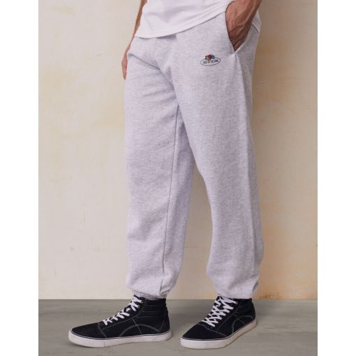 Uniszex nadrág Fruit of the Loom Vintage Jog Pant Classic Small Logo Print S, Heather szürke