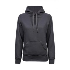 Női kapucnis hosszú ujjú pulóver Tee Jays Ladies' Hooded Sweat XL, Sötétszürke