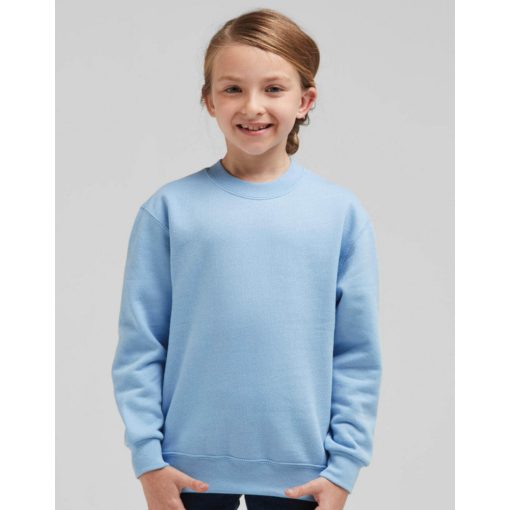 Gyerek hosszú ujjú pulóver SG Kids' Crew Sweat 104 (3-4/S), Fehér