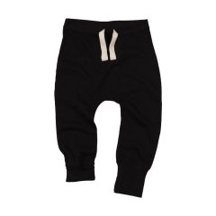 Gyerek nadrág BabyBugz Baby Sweatpants 12-18, Fekete