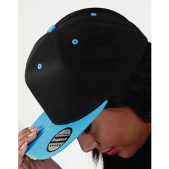 Uniszex sapka Beechfield 5 Panel Contrast Snapback