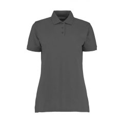 Női rövid ujjú galléros póló Kustom Kit Ladies' Classic Fit Polo Superwash 60 S, Szénszürke