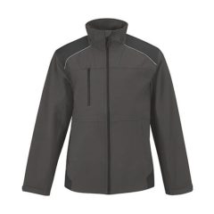 Férfi Kabát  Hosszú ujjú B & C Shield Softshell PRO -XL, Sötétszürke