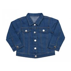 Bébi hosszú ujjú kabát BabyBugz Baby Rocks Denim Jacket 6-12, Farmer kék (Denim)