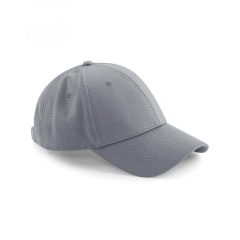 Uniszex sapka Beechfield Air Mesh 6 Panel Cap Egy méret, Fekete