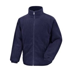 Uniszex Kabát  Hosszú ujjú Result Core Polartherm Quilted Winter Fleece -S, Sötétkék (navy)