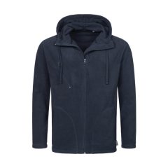   Férfi kapucnis hosszú ujjú polár Stedman Hooded Fleece Jacket M, Blue Midnight