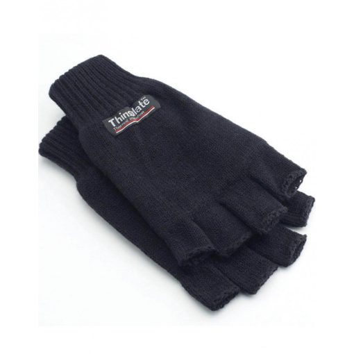 Férfi kesztyű munkaruha Yoko Half Finger Gloves Egy méret, Fekete