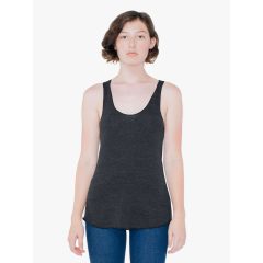   Női trikó American Apparel AATR308 Tri-Blend Racerback Trikó -M, Tri-Black