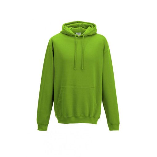 Uniszex kapucnis pulóver Just Hoods AWJH001 College Hoodie -2XL, Alien Green