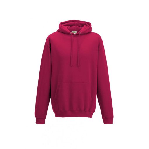 Uniszex kapucnis pulóver Just Hoods AWJH001 College Hoodie -2XL, Hot Pink