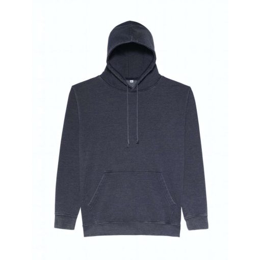 Uniszex kapucnis pulóver Just Hoods AWJH090 Washed Hoodie -2XL, Washed New French Navy