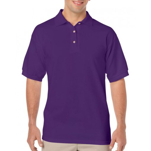 Uniszex galléros póló Gildan GI8800 Dryblend Adult Jersey polo -L, Purple