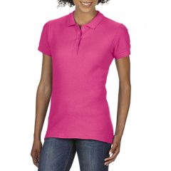 Női galléros póló Gildan GIL64800 Softstyle Ladies Double piqué polo -S, Heliconia