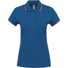 Női galléros póló Kariban KA251 Ladies Short-Sleeved polo Shirt -M, Light Royal Blue/Y