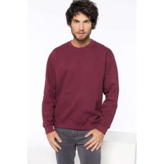 Uniszex pulóver Kariban KA474 Crew neck Sweatshirt -S, Navy