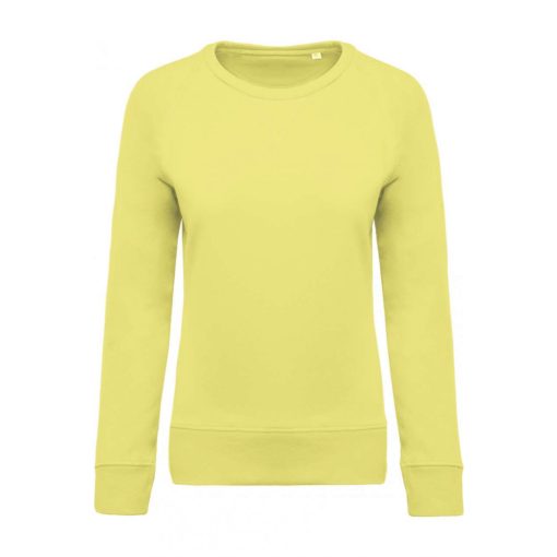 Női pulóver Kariban KA481 Ladies’ Organic Cotton Crew neck Raglan Sleeve Sweatshirt -2