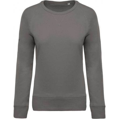 Női pulóver Kariban KA481 Ladies’ Organic Cotton Crew neck Raglan Sleeve Sweatshirt -2