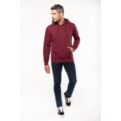   Férfi kapucnis pulóver Kariban KA489 Hooded Sweatshirt -S, Red