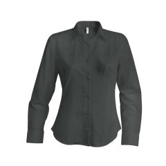 Női blúz Kariban KA538 Ladies Long-Sleeved non-Iron Shirt -XS, Zinc