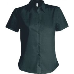 Női blúz Kariban KA540 Ladies Short-Sleeved non-Iron Shirt -XL, Zinc