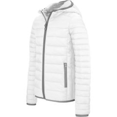 Férfi kabát Kariban KA6110 Men S Lightweight Hooded padded Jacket -2XL, White