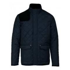 Férfi kabát Kariban KA6126 Men S Quilted Jacket -XL, Navy/Black