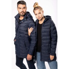 Férfi kabát Kariban KA6128 Men S Lightweight Hooded padded parka -XS, Black