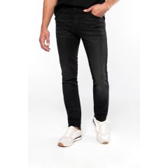 Férfi nadrág Kariban KA743 Basic Jeans -40, Black Rinse