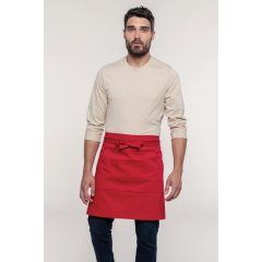   Uniszex, női, férfi kötény, szakács, pincér Kariban KA898 Cotton Mid-Length Apron -Egy méret, Denim