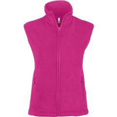 Női Kariban KA906 Melodie - Ladies Micro Fleece Gilet -3XL, Fuchsia