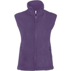 Női Kariban KA906 Melodie - Ladies Micro Fleece Gilet -L, Purple