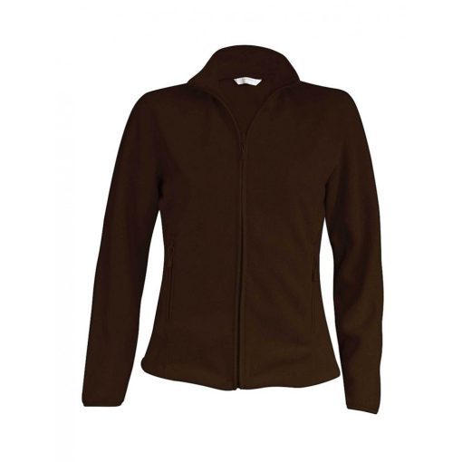 Női kabát Kariban KA907 Maureen - Ladies Full Zip Microfleece Jacket -2XL, Chocolate