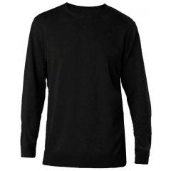 Férfi pulóver Kariban KA967 Men S Crew neck Jumper -3XL, Black