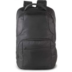   Uniszex hátizsák Kimood KI0145 Business Laptop Backpack -Egy méret, Black/Black