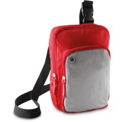   Uniszex táska Kimood KI0301 Shoulder Bag -Egy méret, Red/Light Grey