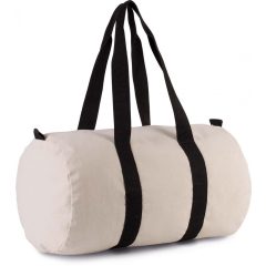   Uniszex táska Kimood KI0632 Cotton Canvas Hold-All Bag -Egy méret, Grey/Black