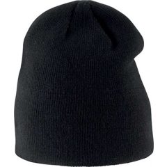 Gyerek K-UP KP524 Knitted Kids Beanie -Egy méret, Black